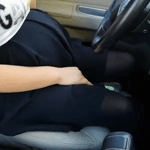 Belly Guard™ Pregnancy Seat Belt Comfort Strap (Black)