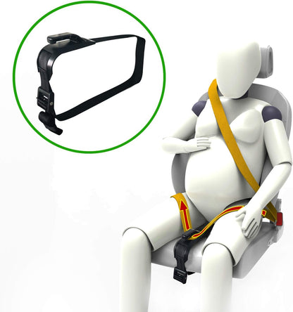 Belly Guard™ Pregnancy Seat Belt Comfort Strap (Black)